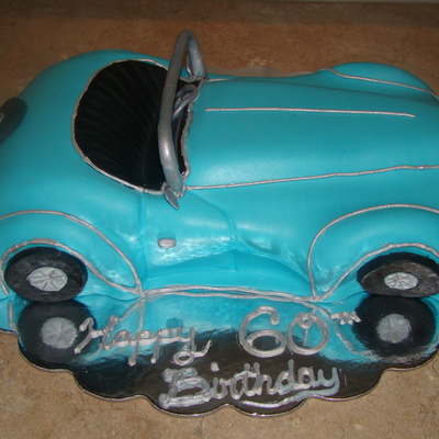 Classic Car Birthday Cake