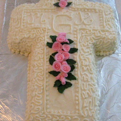 Christening Cross Cake