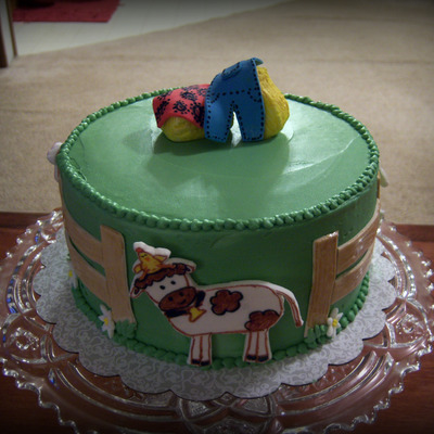 Farm Babies Baby Shower Cake