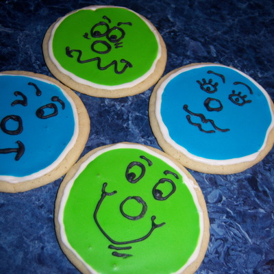 Crazy Face Cookies