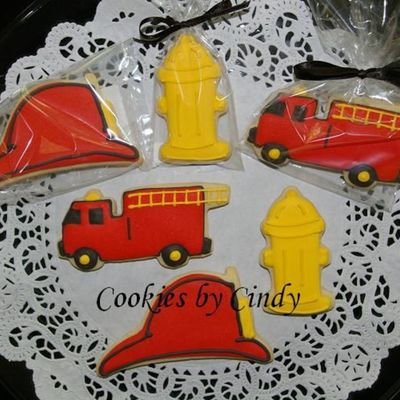 Fire Station Cookies