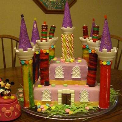 Cinderella Castle Bridal Shower Cake