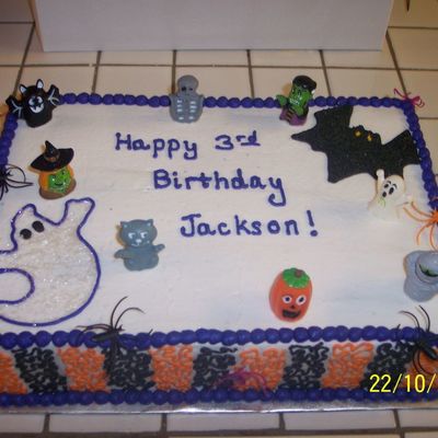 Halloween Birthday Cake