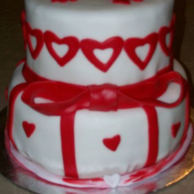 Valentines Raffle Cake