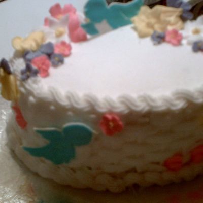 Course 2 Basketweave Cake