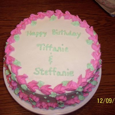 Birthday Cake ( Top View )