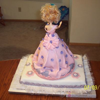Barbie Cake ( Back View )