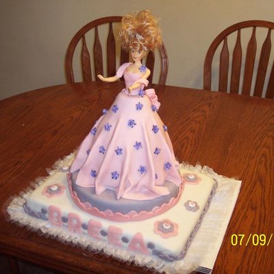Barbie Cake ( Front View )