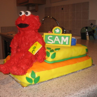 Elmo Cake
