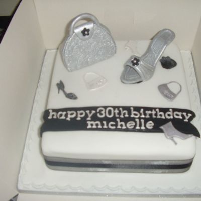 Shoe And Bag Cake