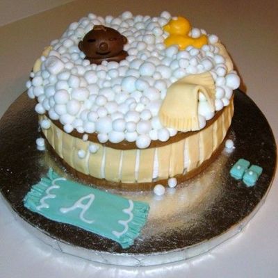 Baby Bubble Bath Cake