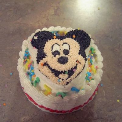 Mickey Birthday Smash Cake