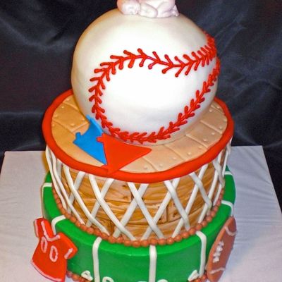 Sports Baby Cake