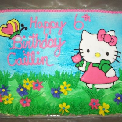 Hello Kitty Birthday Cake