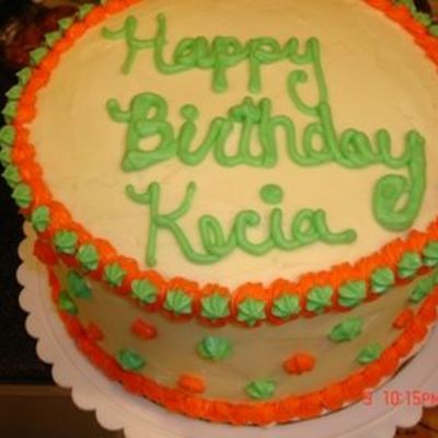 Birthday Carrot Cake