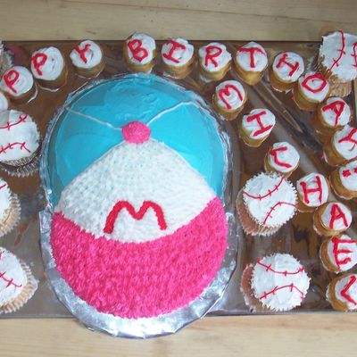 Baseball Theme Cake