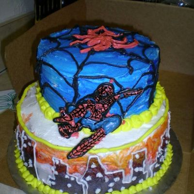 Spiderman Cake