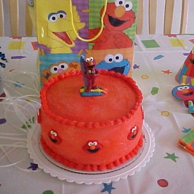 Elmo Birthday Cake