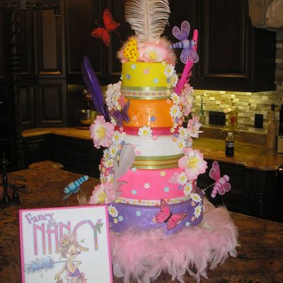 Fancy Nancy Birthday Cake