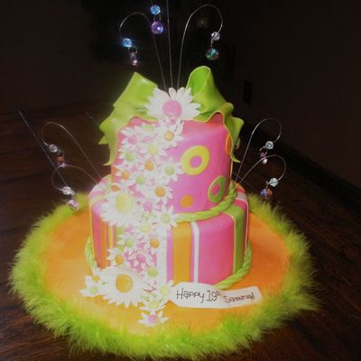 Bright Birthday Cake