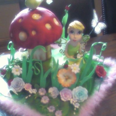 Tinkerbell's Garden Cake