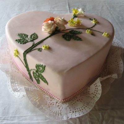 Heart Birthday Cake