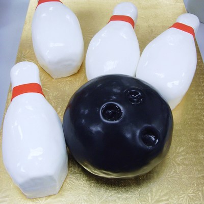Bowling Ball And Pins