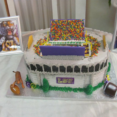 Lsu Stadium Cake