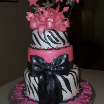 Zebra Stripes And Bow