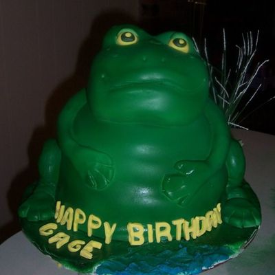 Frog Birthday Cake