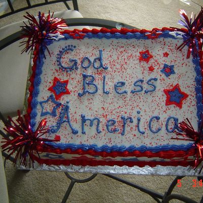 Fouth Of July Cake
