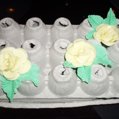1St Attempt At Fondant/gumpaste Roses