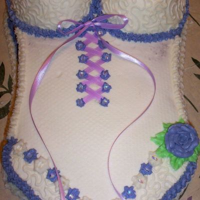 Lingerie Shower Cake