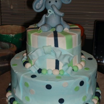 Baby Shower With Elephant