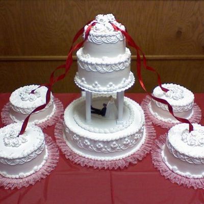 Round Wedding Cake
