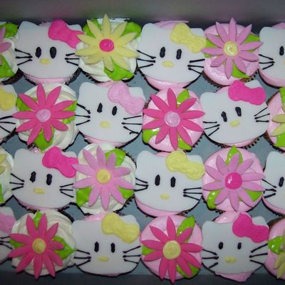 Hello Kitty Cupcakes