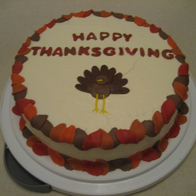 Thanksgiving Turkey Cake