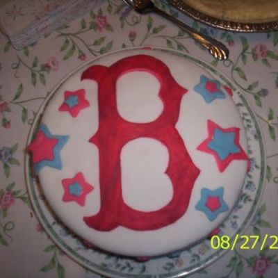 Boston Red Soxs Birthday Cake