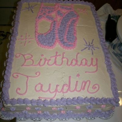 Ballerina Slippers Cake