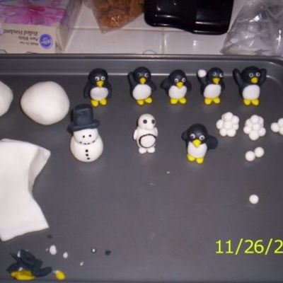 Penguin Birthday Cake