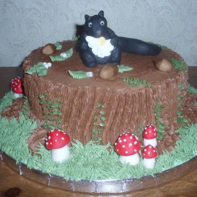 Stump Cake For My Son's Birthday