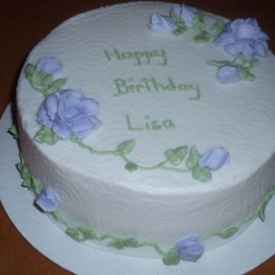 Birthday Cake With First Time Writing