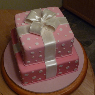 Baby Girl Shower Cake