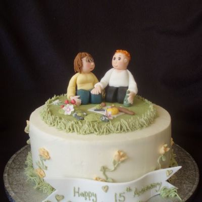 15Th Anniversary Cake