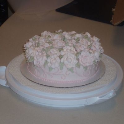 Rose Shower Cake