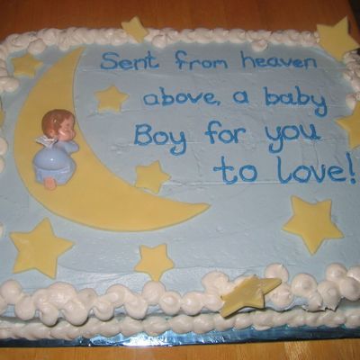 Baby Boy Shower Cake