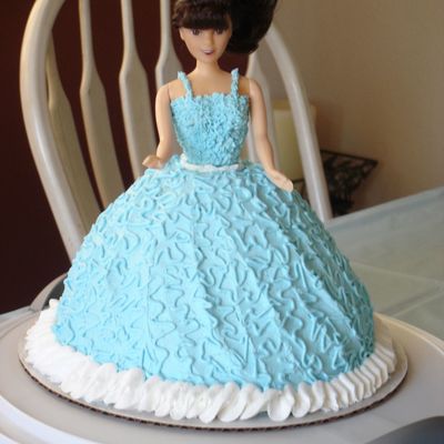 Blue Doll Cake