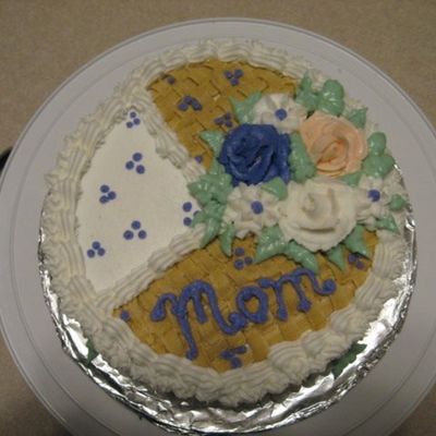 Basket Weave - Practice Cake ( Top Only)