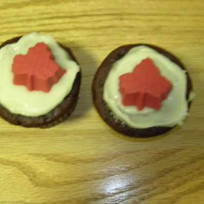 Canada Day Cupcake