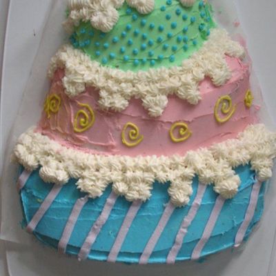 Topsy Turvy Birthday Cake